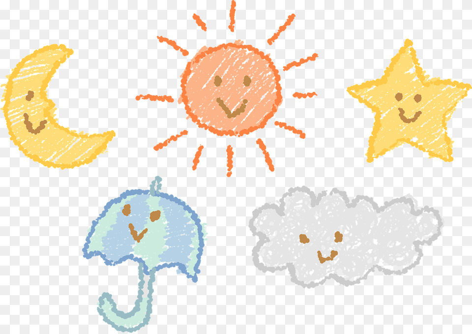 Weather Icons Clipart, Applique, Pattern Free Png Download