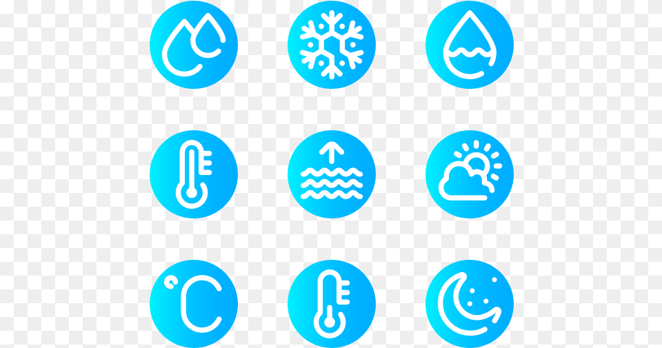 Weather Network Service Icon White On Light Blue Background, Food, Sweets Png Image