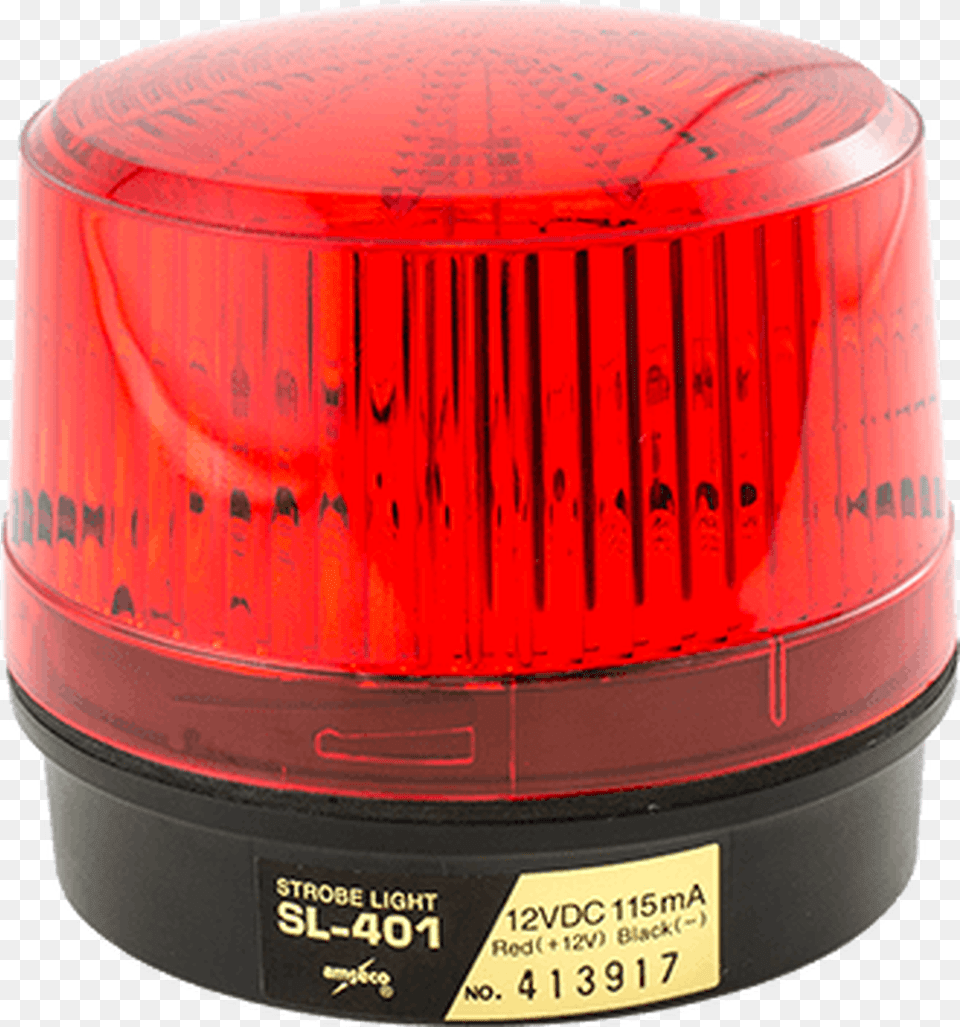 Weather Proof Strobe Light 12vdc Potter Sl 401 Red, Traffic Light, Can, Tin Png