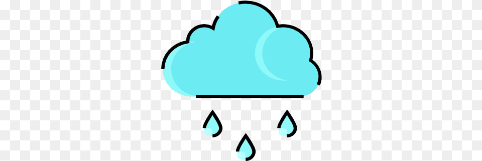 Weather Rain Cloud Icon Of Rain Sign For Weather, Hat, Clothing, Outdoors, Nature Png Image