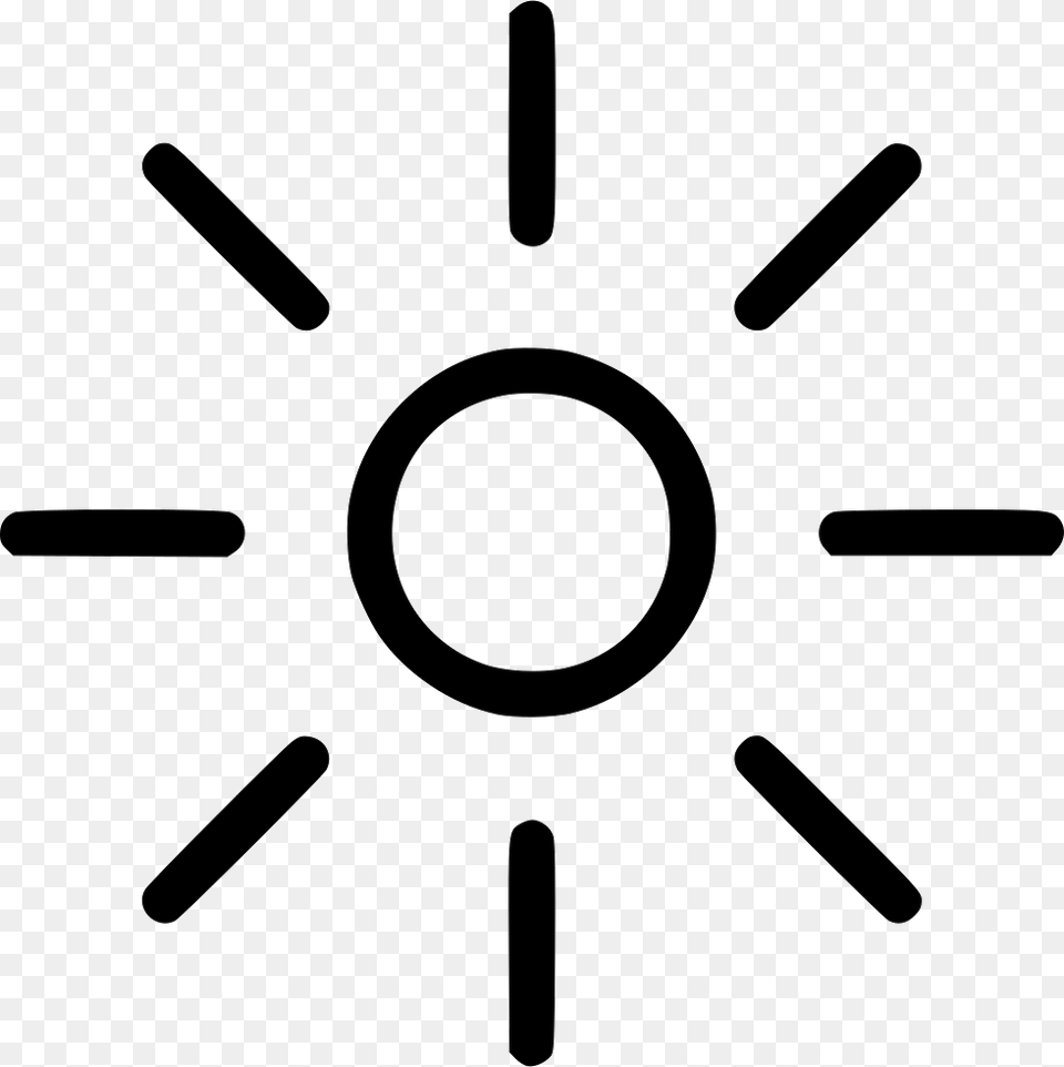 Weather Sun Summer Drought Icon, Electrical Device, Appliance, Ceiling Fan, Device Png Image