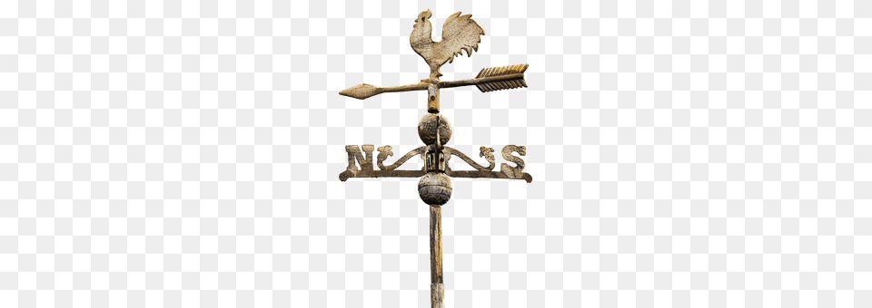 Weather Vane Bronze, Cross, Symbol Free Png