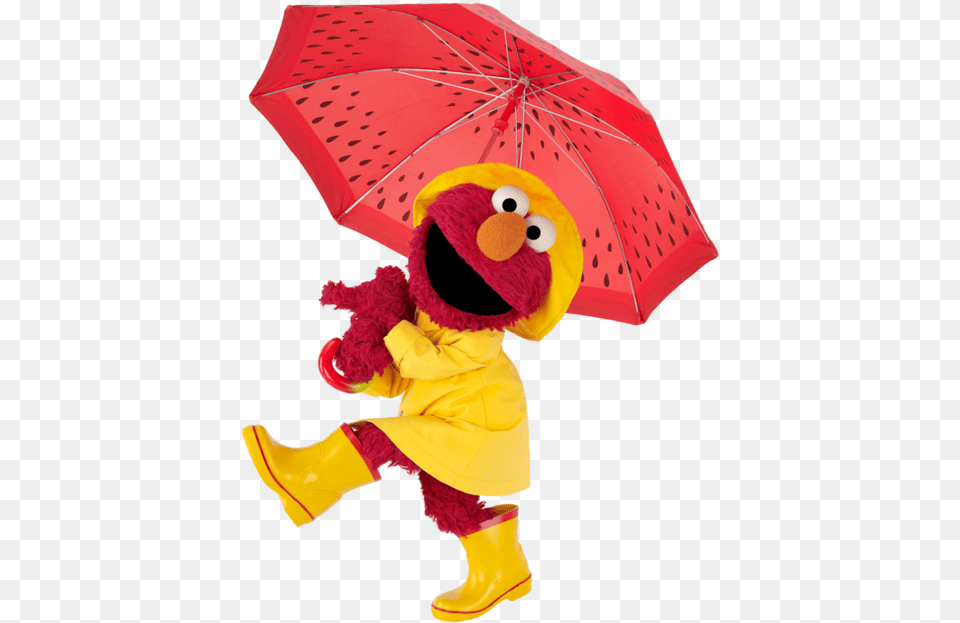Weather With Elmo Elmo In The Rain, Clothing, Coat Free Transparent Png