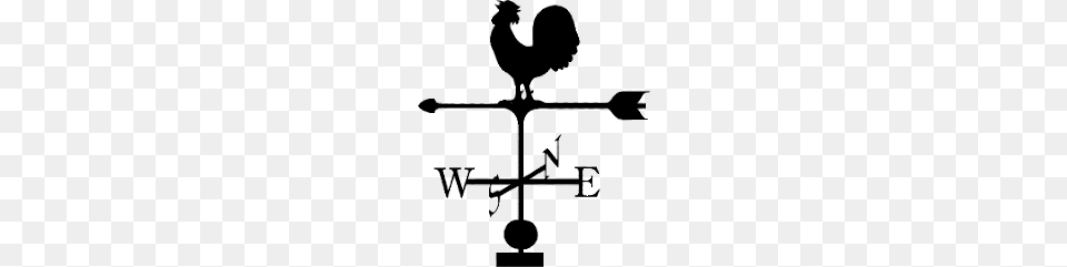Weathercock Silhouette, Animal, Bird, Symbol Free Png