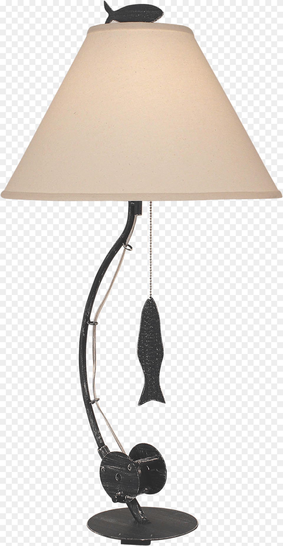 Weathered Navy Sea Fishing Pole Table Lamp Lampshade, Table Lamp Png Image