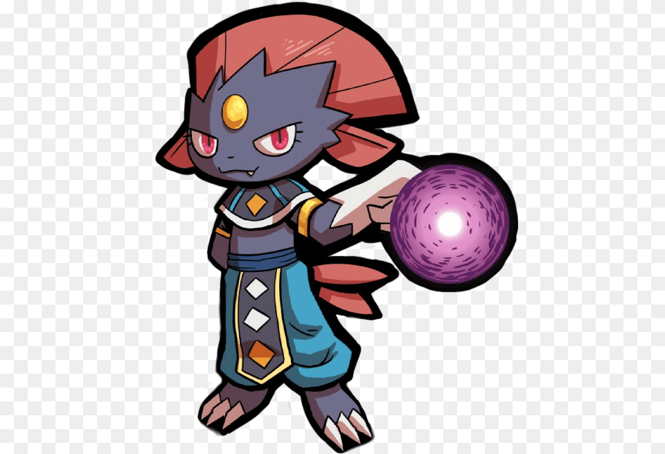 Weavile Sticker By Dragonjayslayer Fictional Character, Baby, Book, Comics, Person Png Image