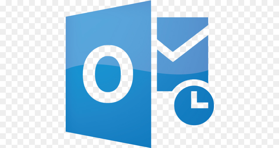 Web 2 Blue Outlook Icon Orange Outlook Icon, Envelope, Mail Free Transparent Png