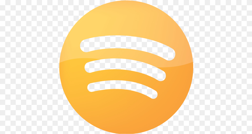 Web 2 Orange Spotify Icon Web 2 Orange 2 Site Logo Spotify Logo, Sphere, Disk Free Png