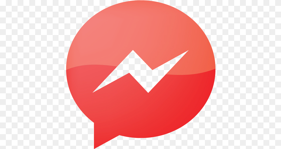 Web 2 Red Messenger Icon Messenger Icon Red, Logo, Symbol, Disk Free Png Download