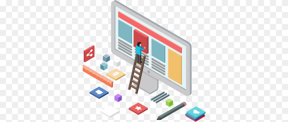 Web Application Development Services Website Planning And Creation, Computer, Electronics, Blackboard Png Image