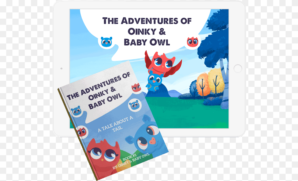 Web Book Cover Adventures Of Oinky Amp Baby Owl, Business Card, Paper, Text Png