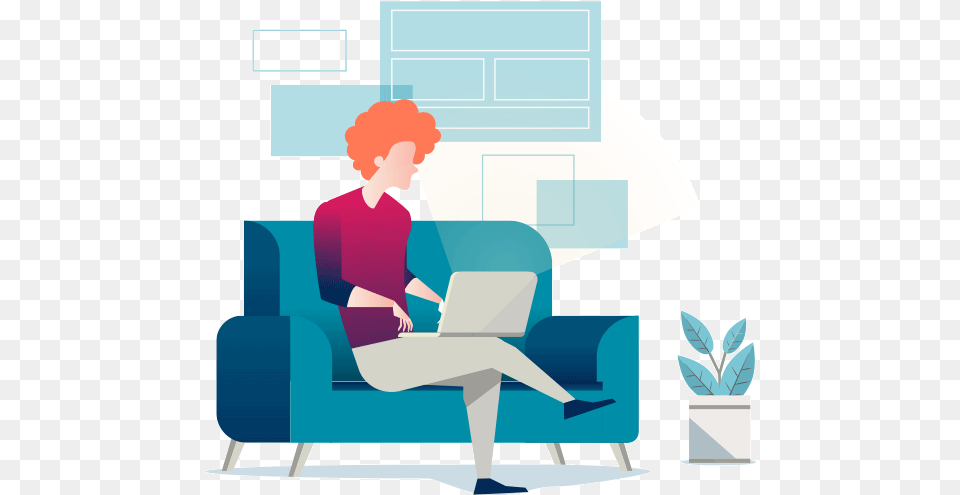 Web Design, Person, Sitting, Computer, Electronics Png Image