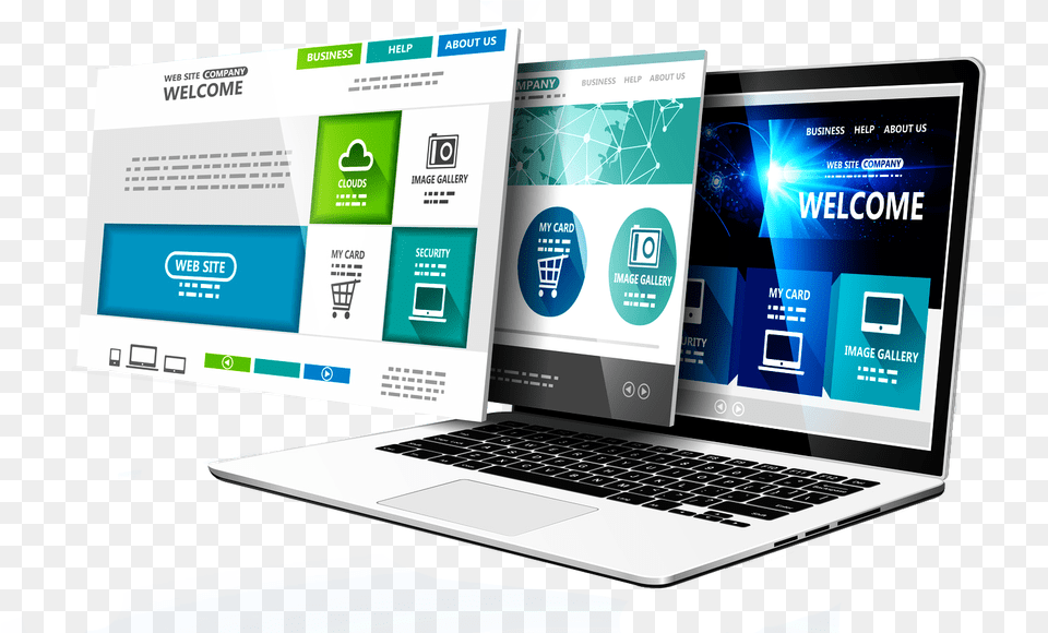 Web Design B2b Portal Development Solutions, Laptop, Computer, Pc, Electronics Free Png Download