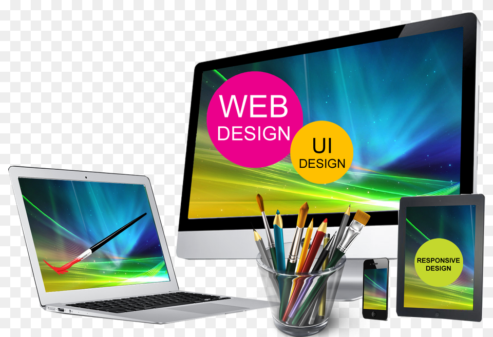 Web Design Images Transparent Laptop, Computer, Electronics, Pc Free Png Download