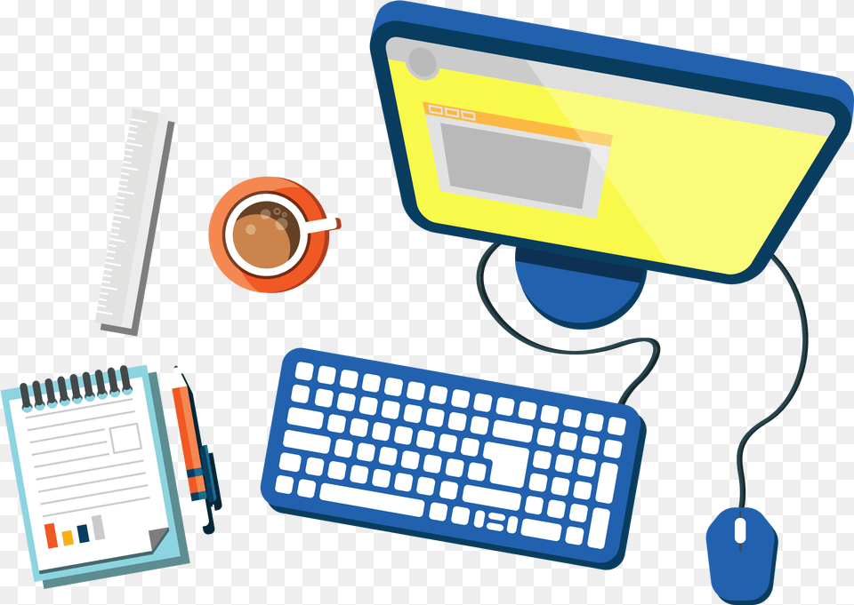 Web Design Object, Computer, Computer Hardware, Computer Keyboard, Electronics Png Image