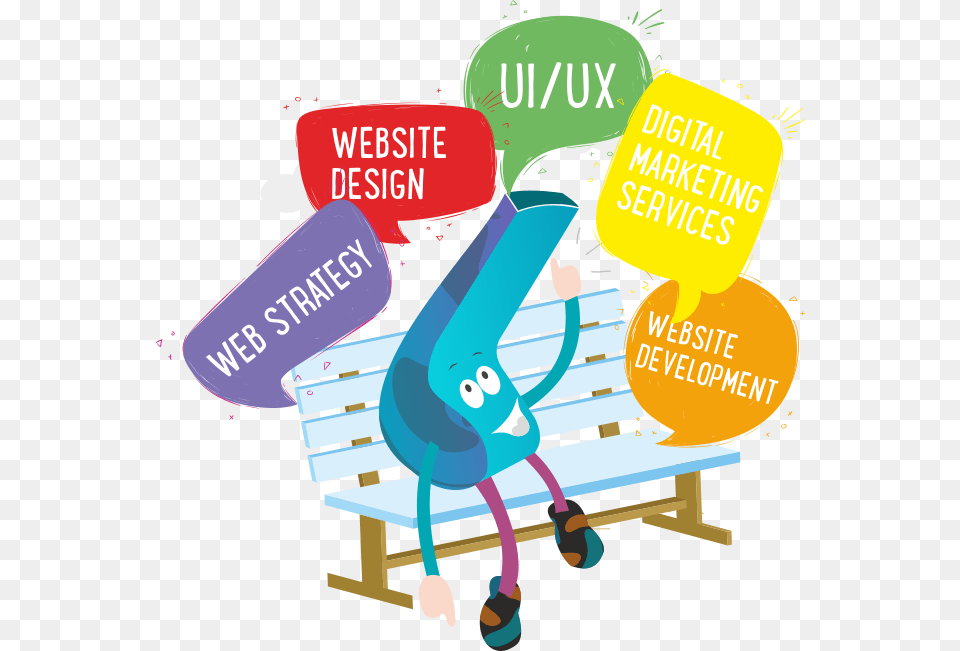 Web Development And Web Designing, Bench, Furniture, Advertisement Png Image