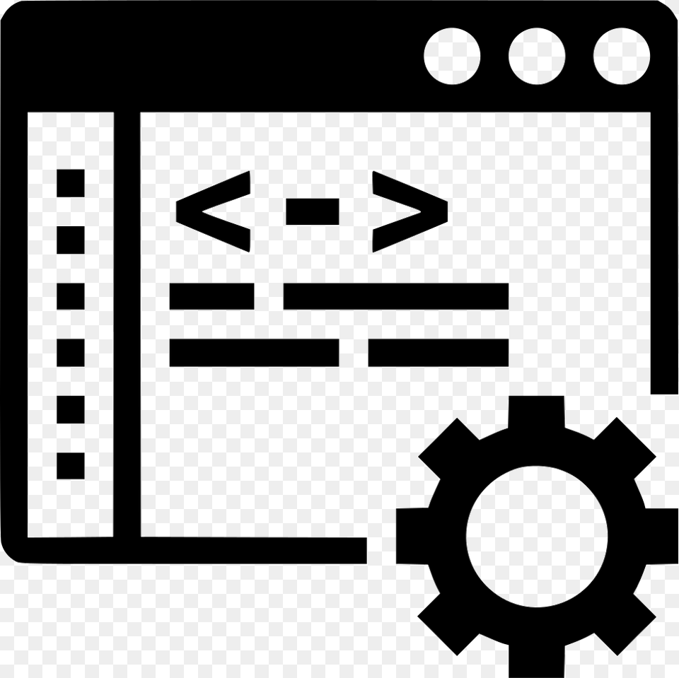 Web Development Web Development Icon, Stencil, Machine Png