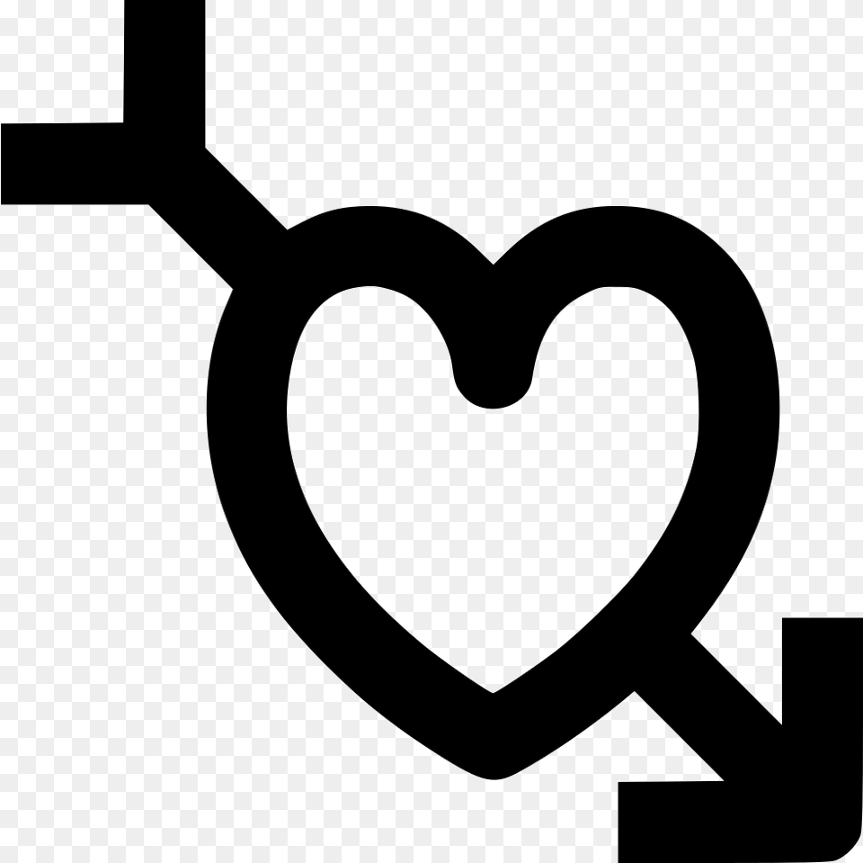 Web Hand Icon, Stencil, Heart, Symbol Free Png