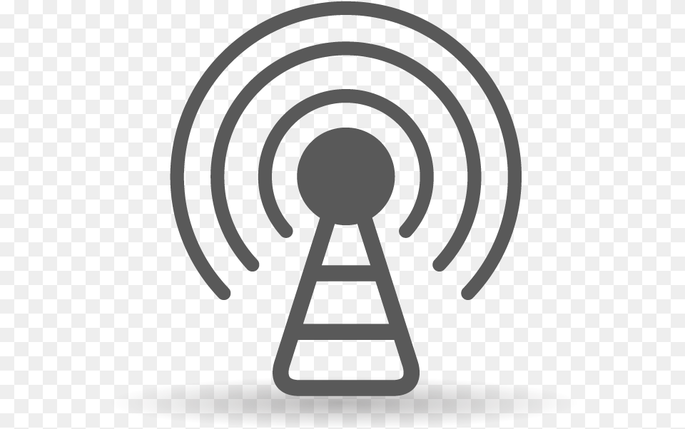 Web Icon Wireless Tower Gold Podcast Icon, Spiral Free Png
