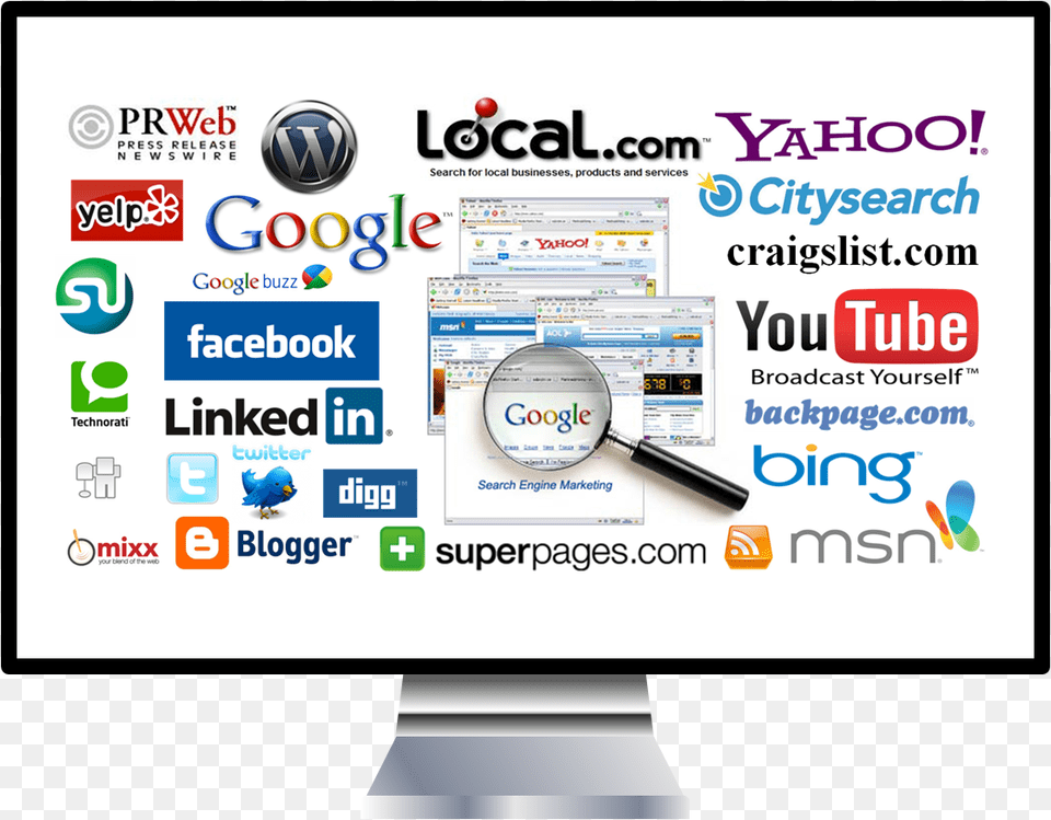 Web Marketing Search Engine, Computer Hardware, Electronics, Hardware, Monitor Free Transparent Png