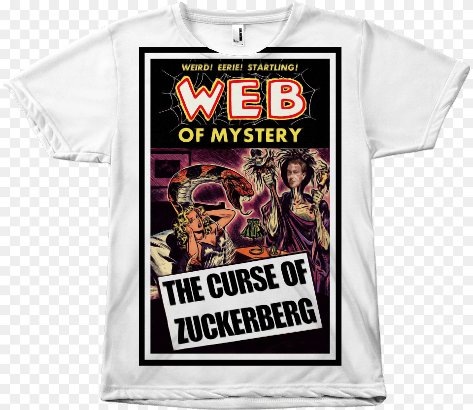 Web Of Mystery, T-shirt, Clothing, Shirt, Adult Free Png Download