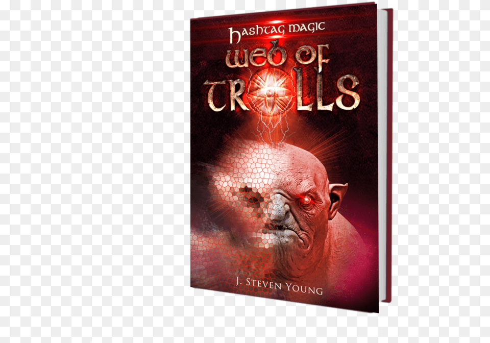 Web Of Trolls Book Cover, Novel, Publication, Adult, Face Free Png Download