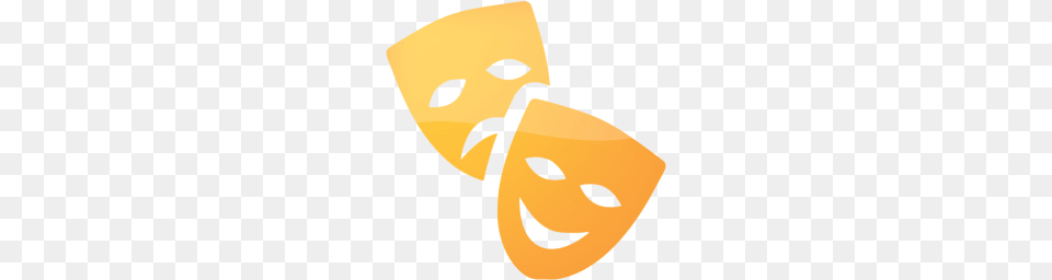 Web Orange Theatre Masks Icon, Food, Fruit, Plant, Produce Free Png Download