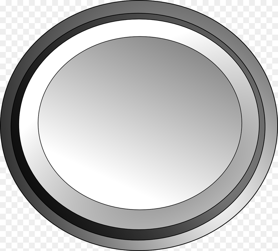 Web Silver Button, Photography, Oval Png
