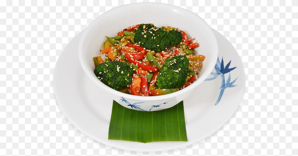 Web Teriyaki Verduras Side Dish, Plate, Food, Food Presentation, Bowl Png Image