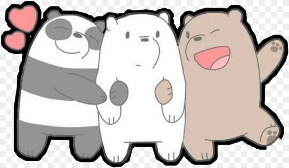 Webarebears Bears Panda We Bare Bears Cute Pastel, Animal, Cattle, Cow, Livestock Free Png