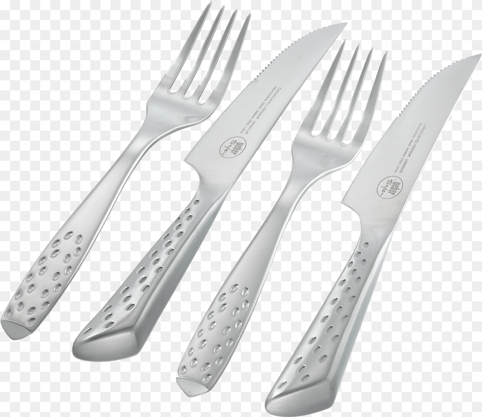 Weber Deluxe Steak Set 4 Part, Cutlery, Fork, Blade, Knife Free Png Download