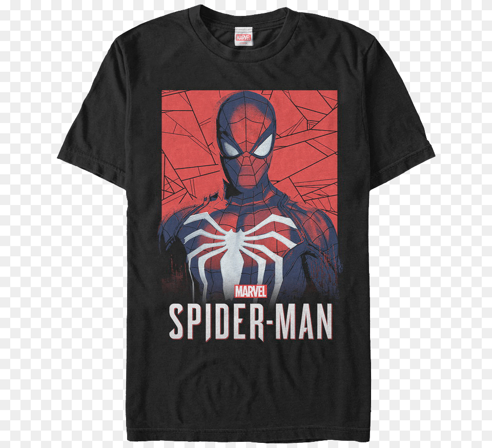 Webhead Spider Man T Shirt Marvel Spider Man Ps4 Logo, Clothing, T-shirt, Adult, Female Free Transparent Png