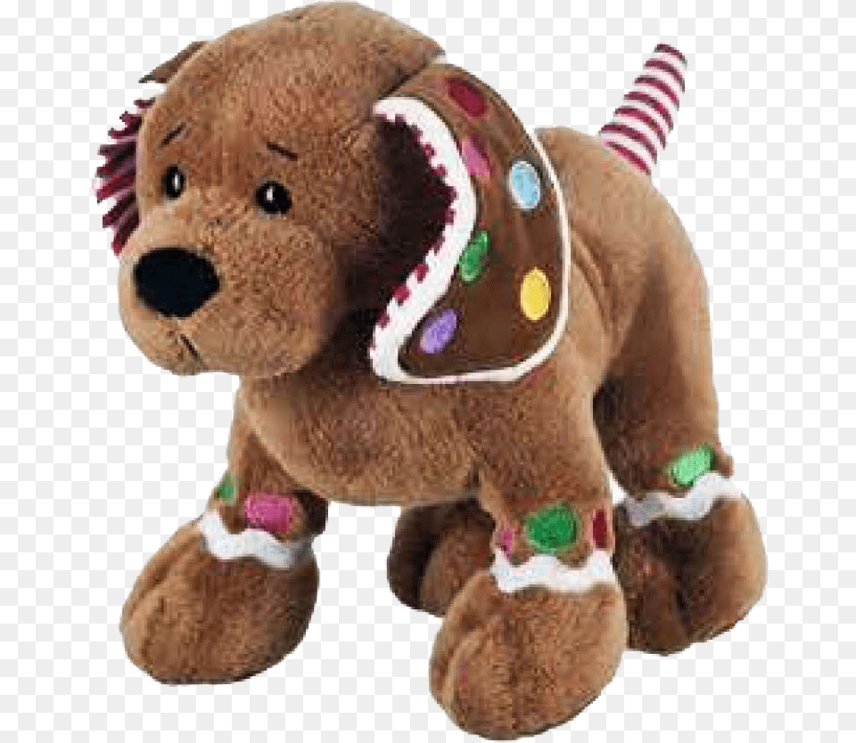 Webkinz Gingerbread Puppy, Plush, Toy, Animal, Canine Png
