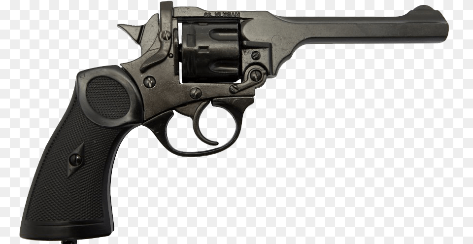 Webley Mk Iv Revolver, Firearm, Gun, Handgun, Weapon Free Png