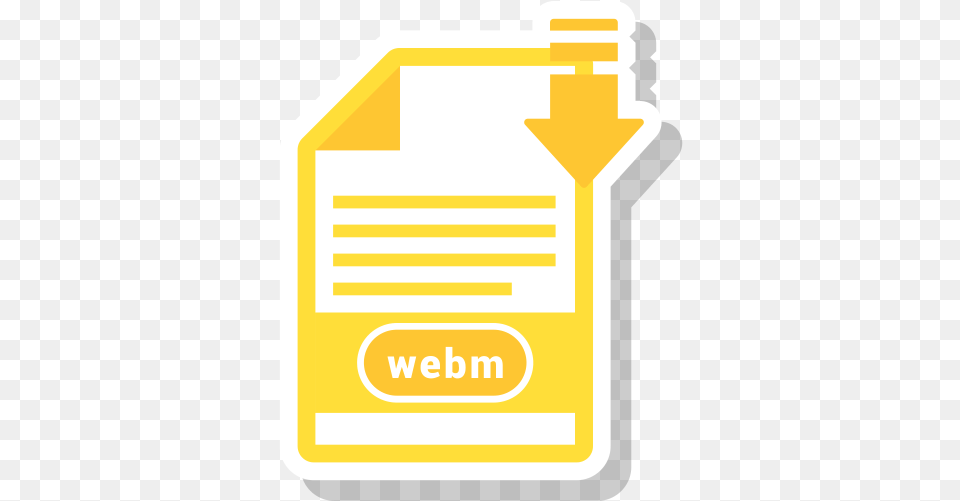 Webm File Icon Of Flat Style Icon, Beverage, First Aid, Juice, Bottle Png