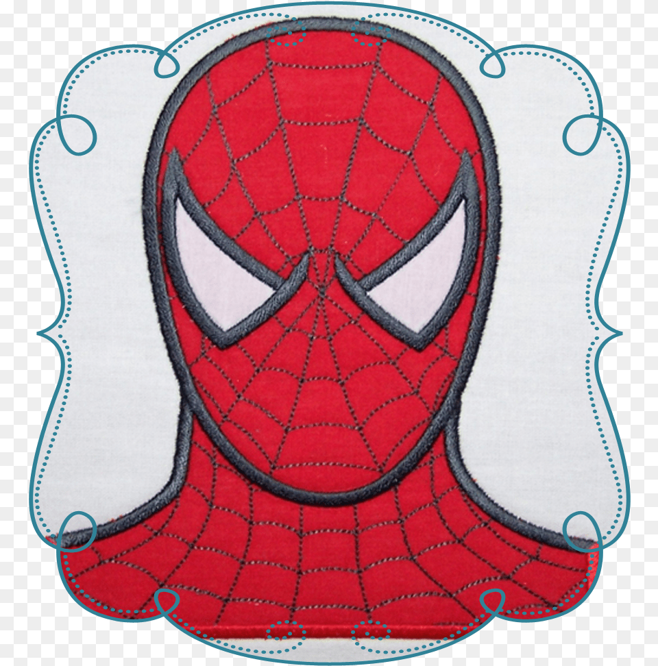 Webman Head Spider Man, Applique, Pattern Free Transparent Png