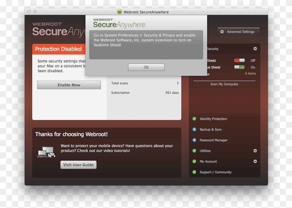 Webroot Secureanywhere Mac, File, Webpage Png