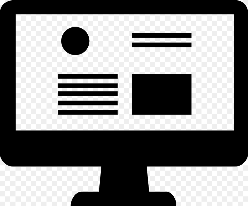 Website Clipart Black And White, Electronics Png