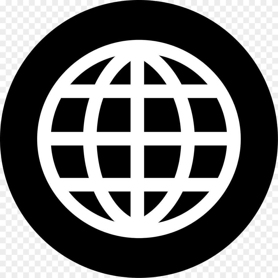 Website Clipart Black And White Website Black And Black And White Internet Icon, Sphere, Machine, Wheel, Logo Free Transparent Png
