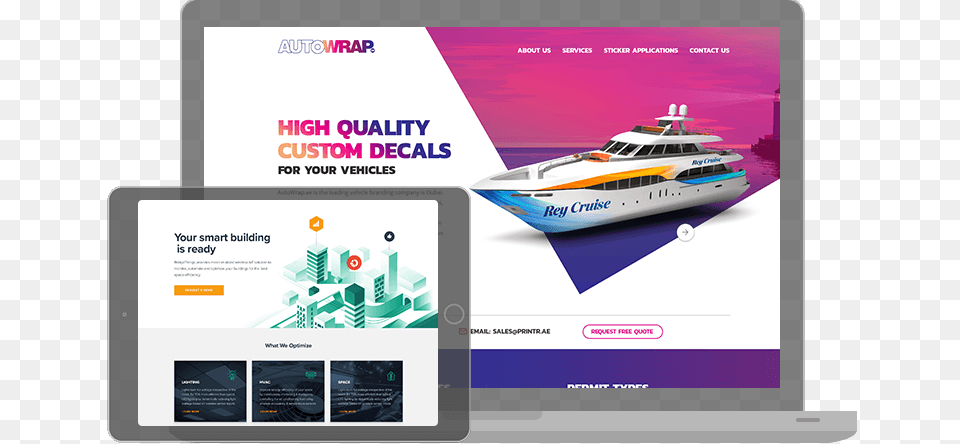 Website Design Company From Indiaclass Img Responsive Creative Website Design, Transportation, Vehicle, Yacht, Boat Free Png Download