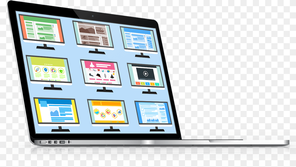 Website Design In Laptop, Computer, Electronics, Pc, Computer Hardware Free Transparent Png