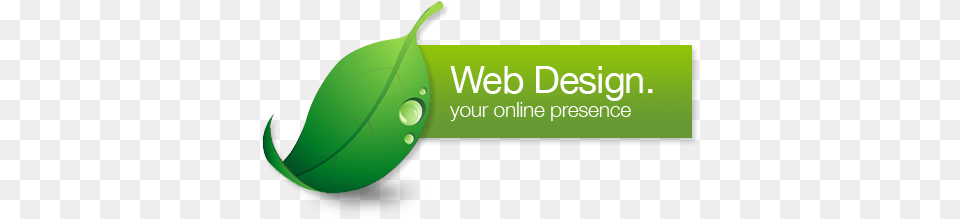 Website Design Logo, Green, Leaf, Plant, Droplet Png Image