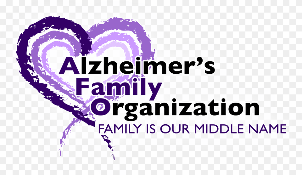 Website Logo White Glow Alzheimer39s Family Organization, Art, Graphics, Purple, Text Free Png