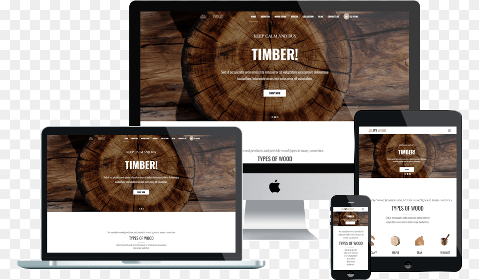 Website Responsive Images Template, Electronics, Wood, Mobile Phone, Phone Free Png Download