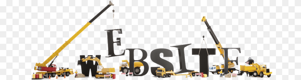 Website Under Construction, Construction Crane, Bulldozer, Machine, Wheel Png