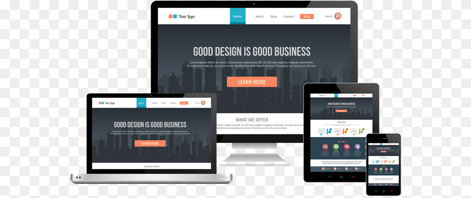 Website Website Design Laptop, Computer, Electronics, Screen, Monitor Free Png