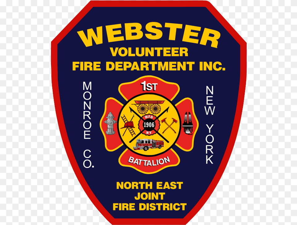Webster Fire Department, Badge, Logo, Symbol Png Image