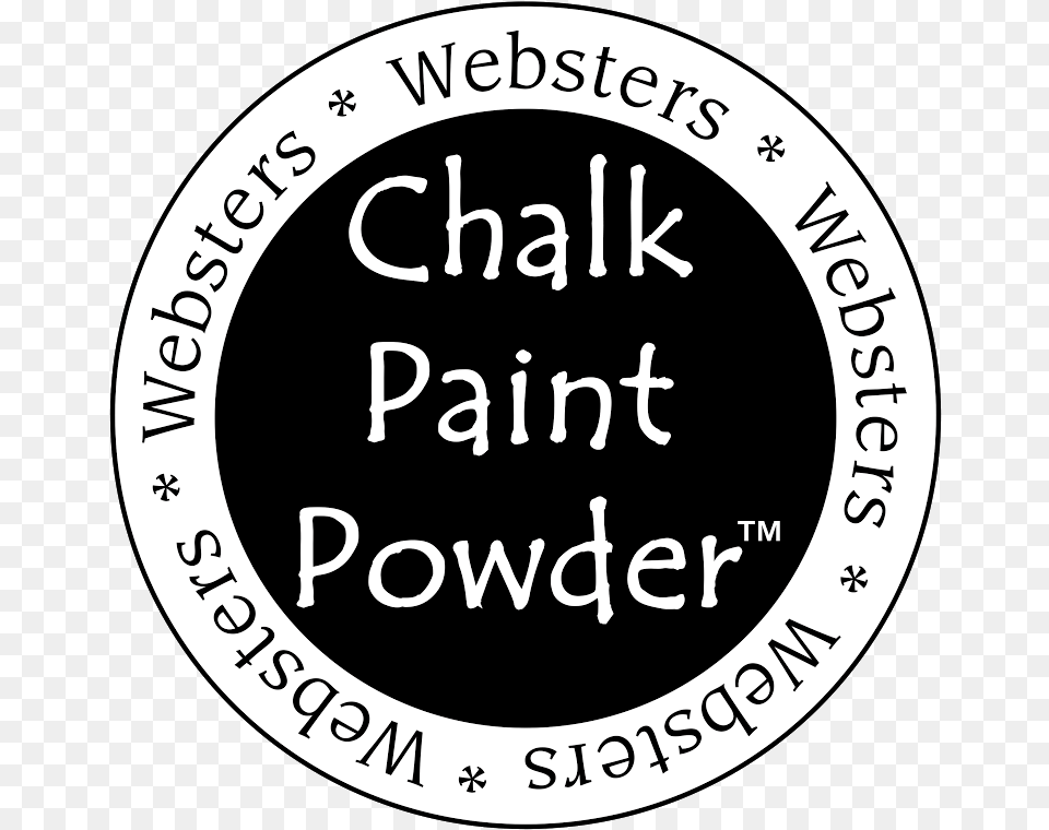 Websters Chalk Paint Powder Sample Sold Circle, Disk, Text Free Png Download