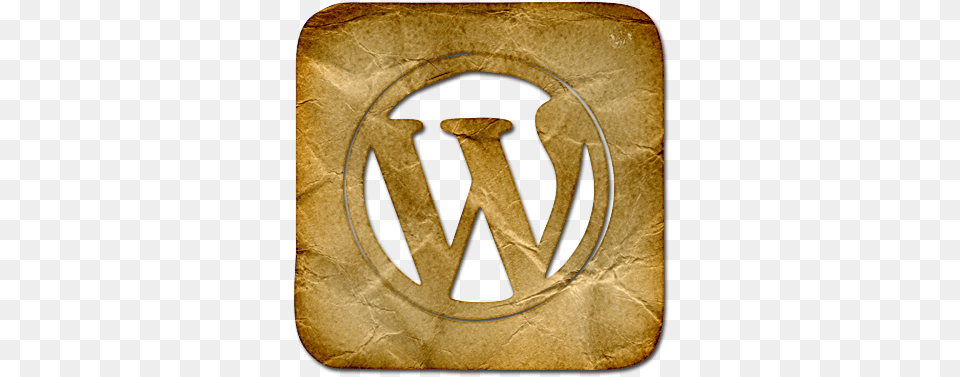 Webtreatsetc Icon Ico Or Icns Gold Wordpress Logo, Emblem, Symbol Png Image