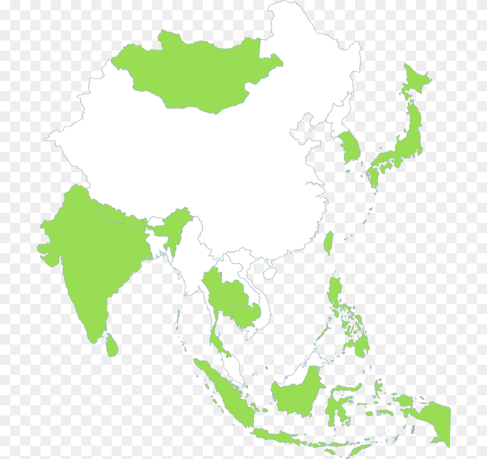 Wec In Asia Shape Of Asia, Chart, Map, Plot, Atlas Free Png